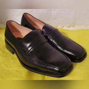 NXT Black Leather Men's Shoes